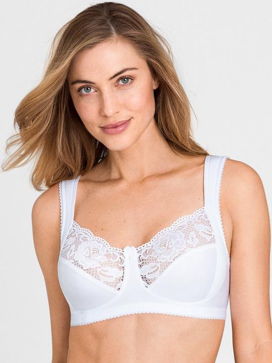 front image of miss-mary-of-sweden-miss-mary-wide-shoulder-cotton-bra-2105
