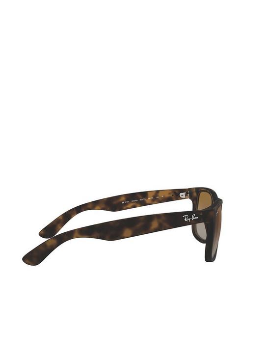 back image of ray-ban-square-framenbsplens-sunglasses-tortoisenbsp