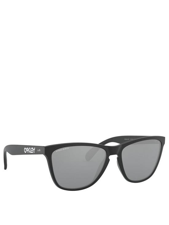 front image of oakley-square-black-frame-black-lens-sunglasses