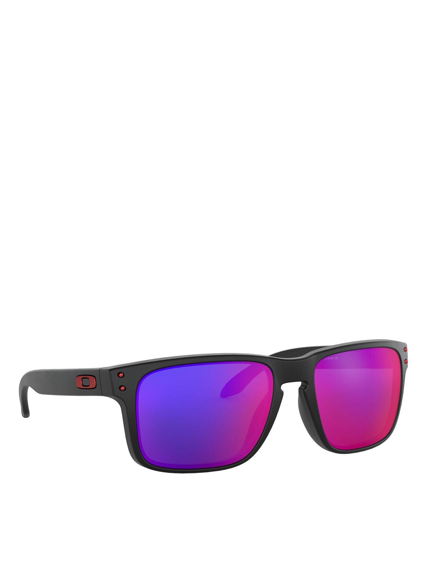 undefined Rectangle Black Frame Sunglasses - Black