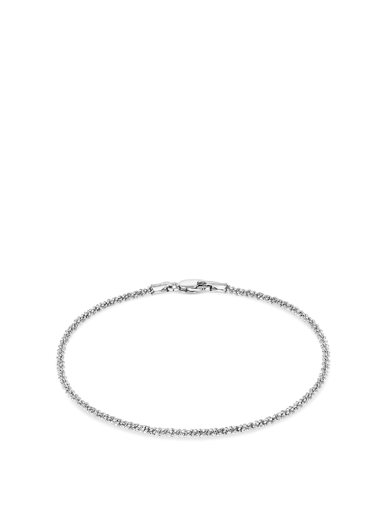  image of simply-silver-sterling-silver-925-sparkle-bracelet-silver