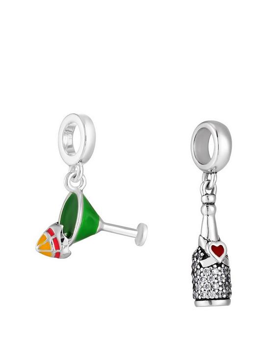 front image of the-love-silver-collection-sterling-silver-set-of-2-drinks-charms-glass-and-champagne-bottle