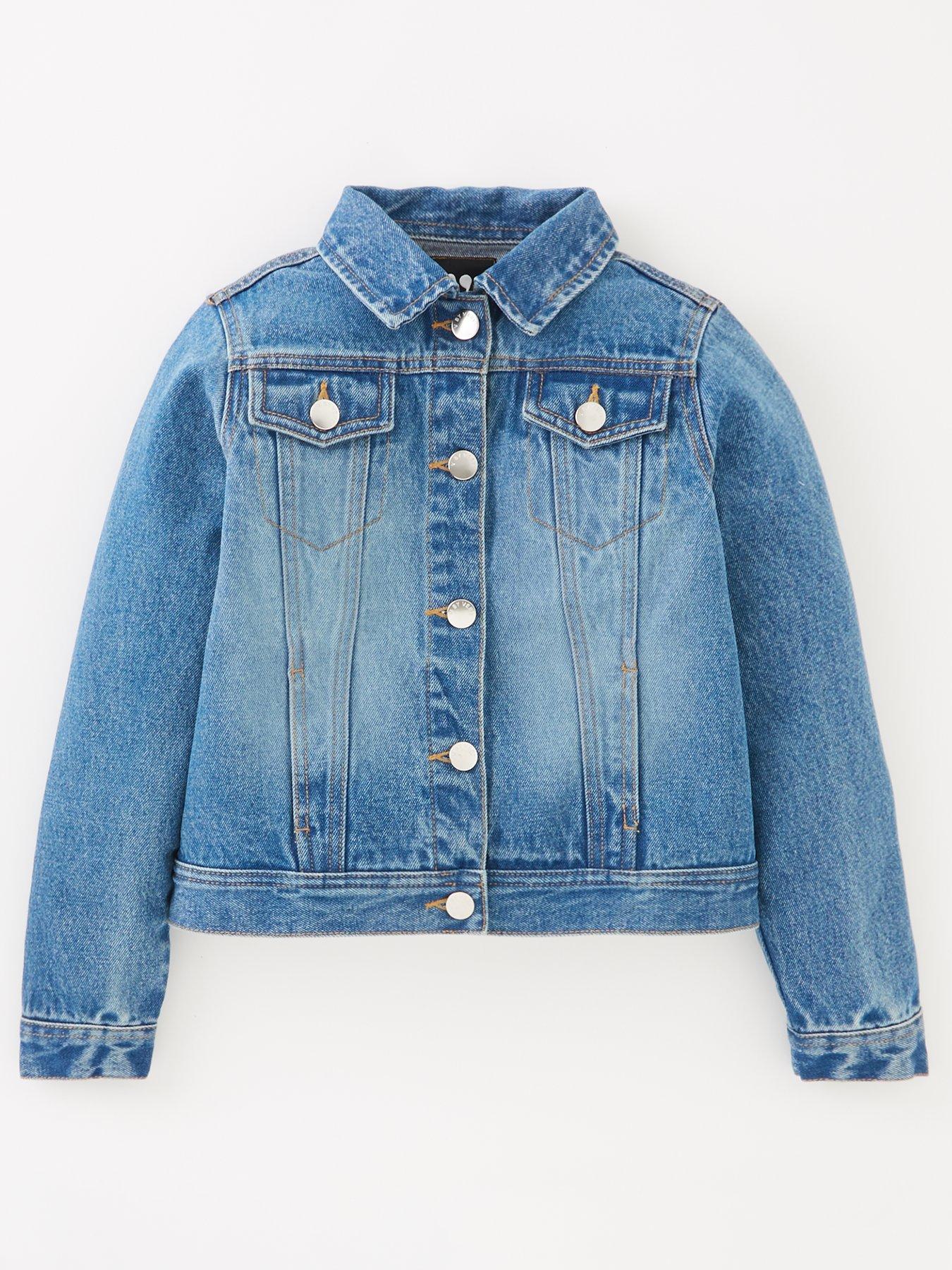Everyday Girls Denim Jacket Littlewoods