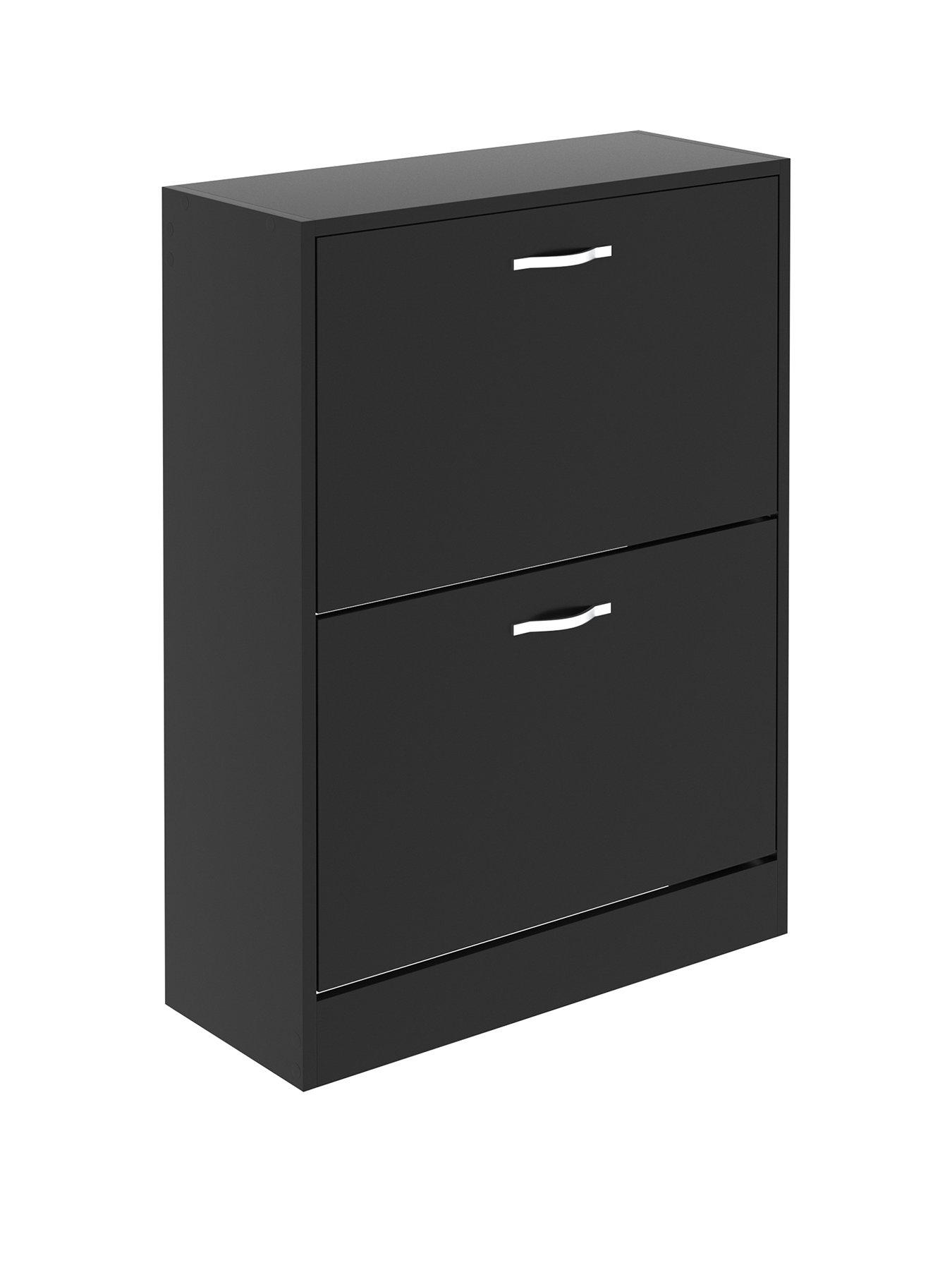 stillFront image of vida-designs-bree-2-drawer-shoe-cabinet