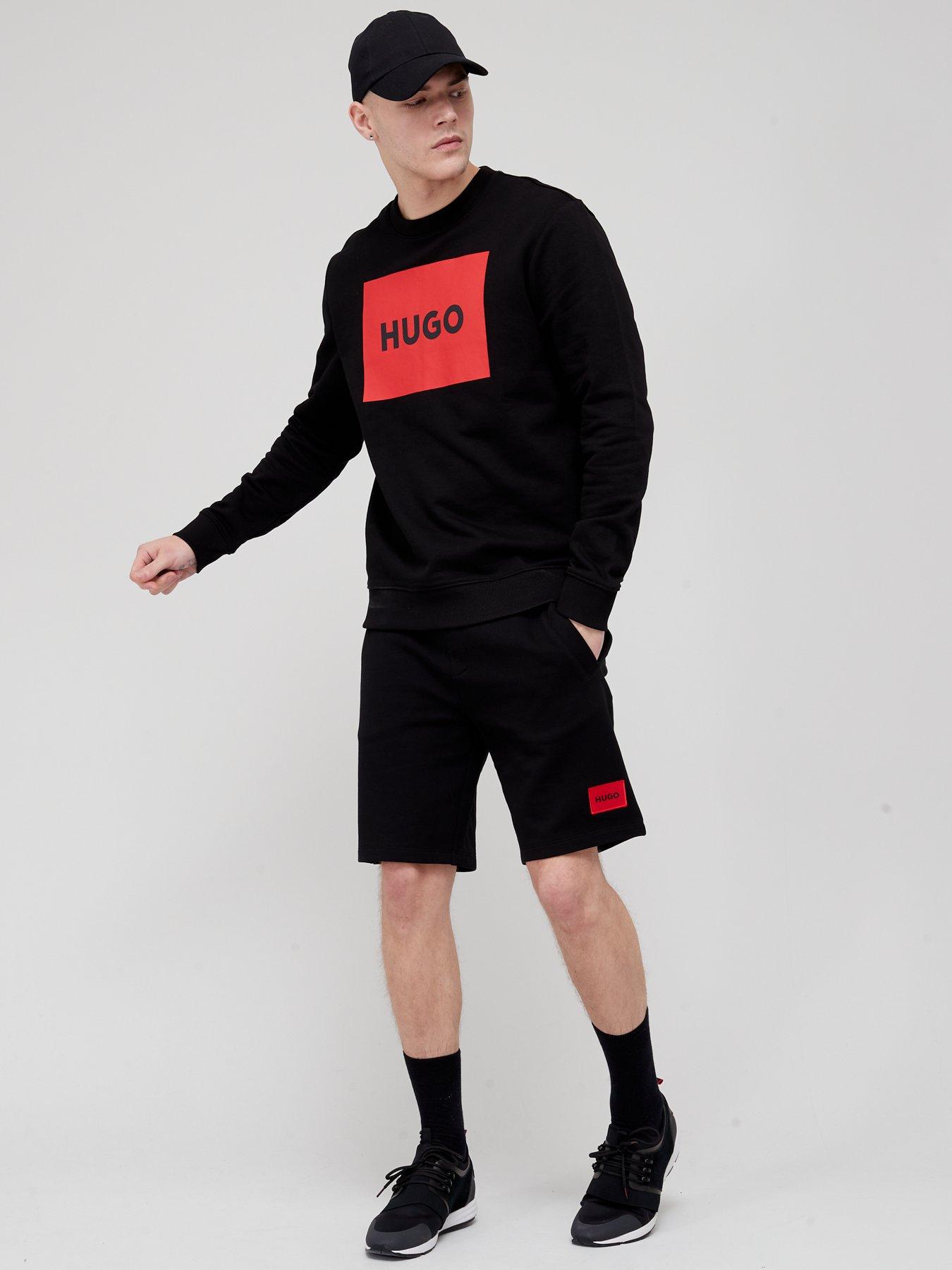 Mens hugo boss jersey shorts hot sale