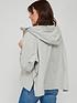 image of v-by-very-a-line-hooded-jacket-pale-sage