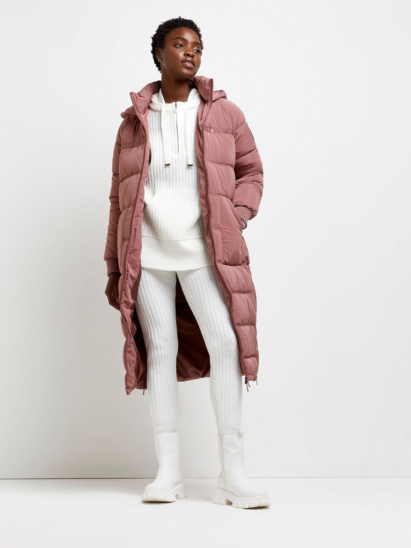 river island longline parka