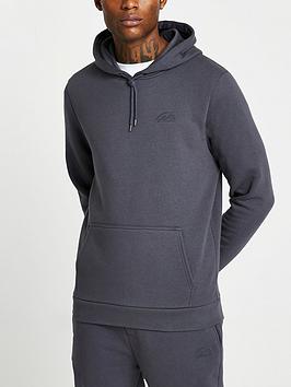 river-island-essential-slim-fit-hoodie-grey