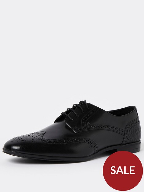 river-island-wide-fit-lace-up-brogue-derby-shoes-black