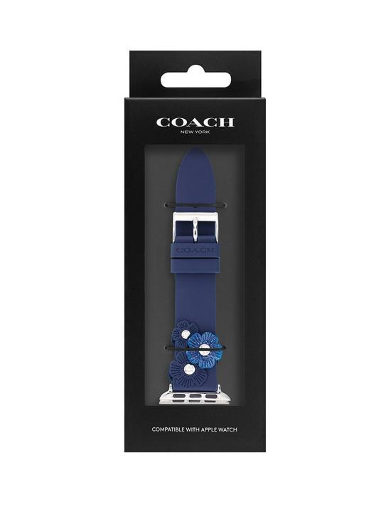 front image of coach-ladies-smart-watch-strap