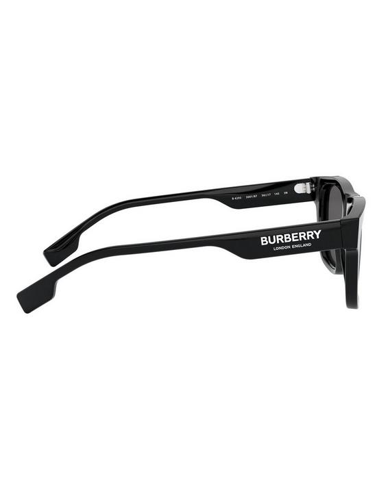 back image of burberry-squarenbspframenbspsunglasses-black