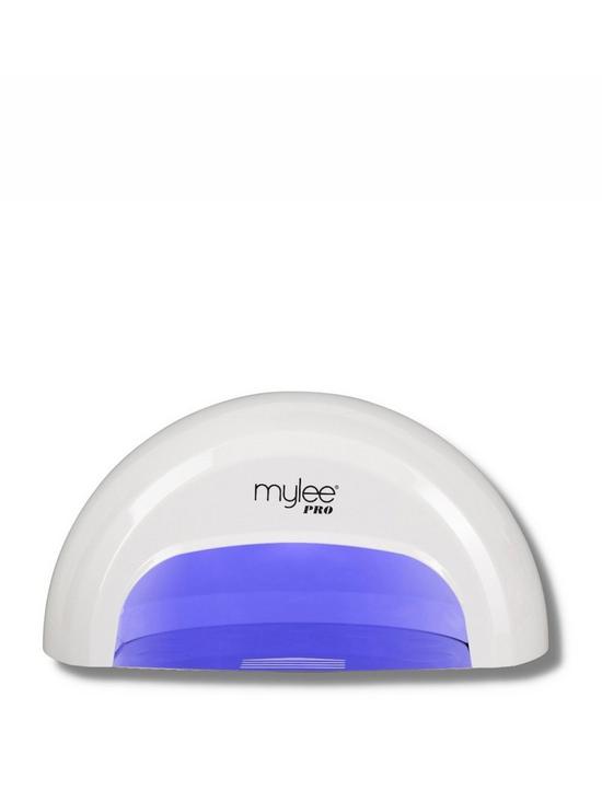 stillFront image of mylee-led-lamp-kit-white-gel-nail-polish-essentials