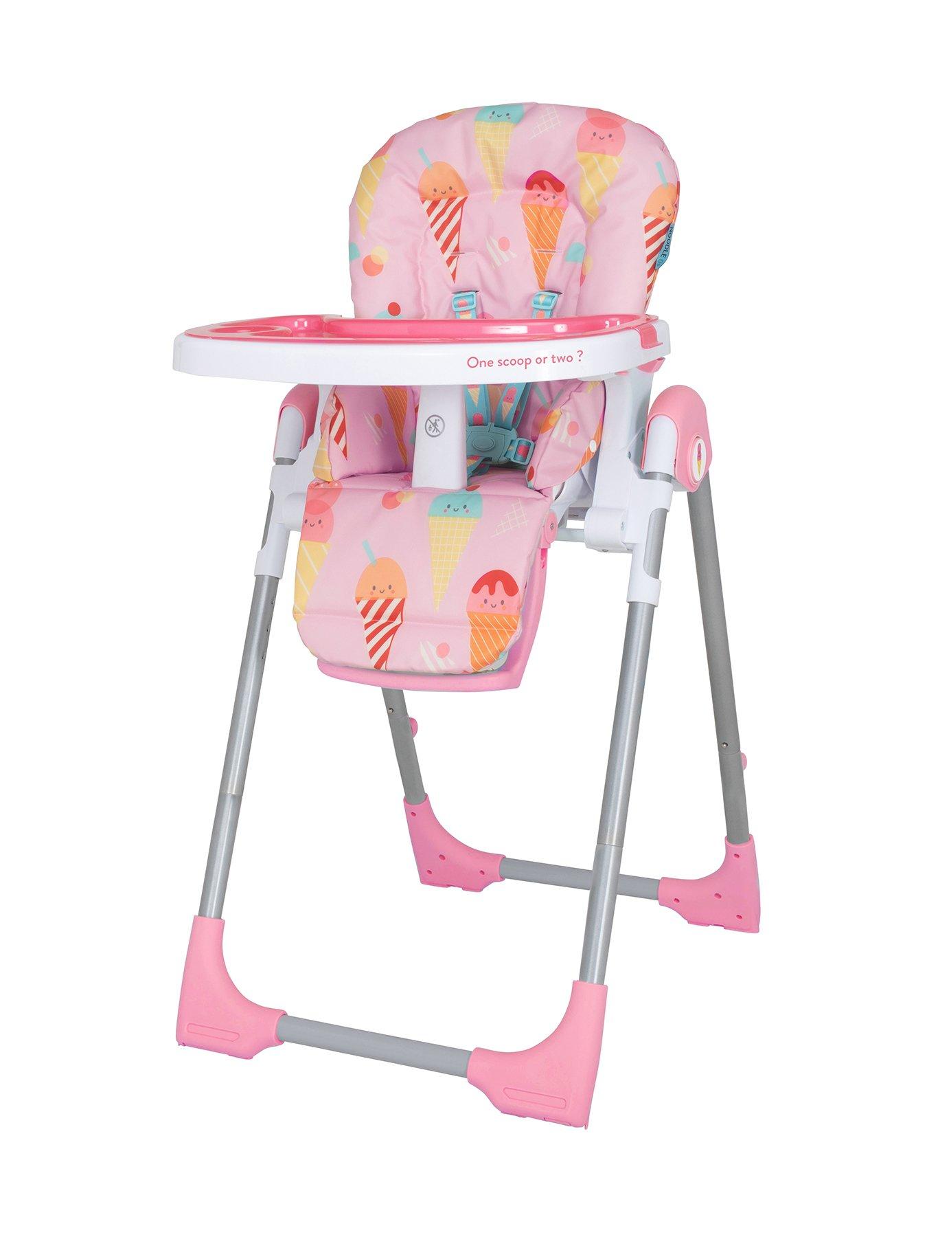 Cosatto Noodle 0 Highchair with Newborn Recline Ice Ice Baby