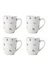  image of sabichi-watercolour-hearts-set-of-4-mugs