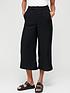  image of v-by-very-soft-tailored-culotte-trouser-black