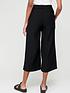  image of v-by-very-soft-tailored-culotte-trouser-black