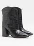  image of river-island-ankle-boot-black
