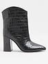  image of river-island-ankle-boot-black