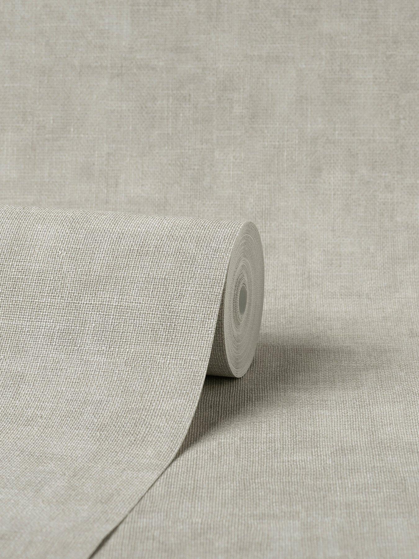  image of fine-decor-milano-hessian-wallpaper-stone