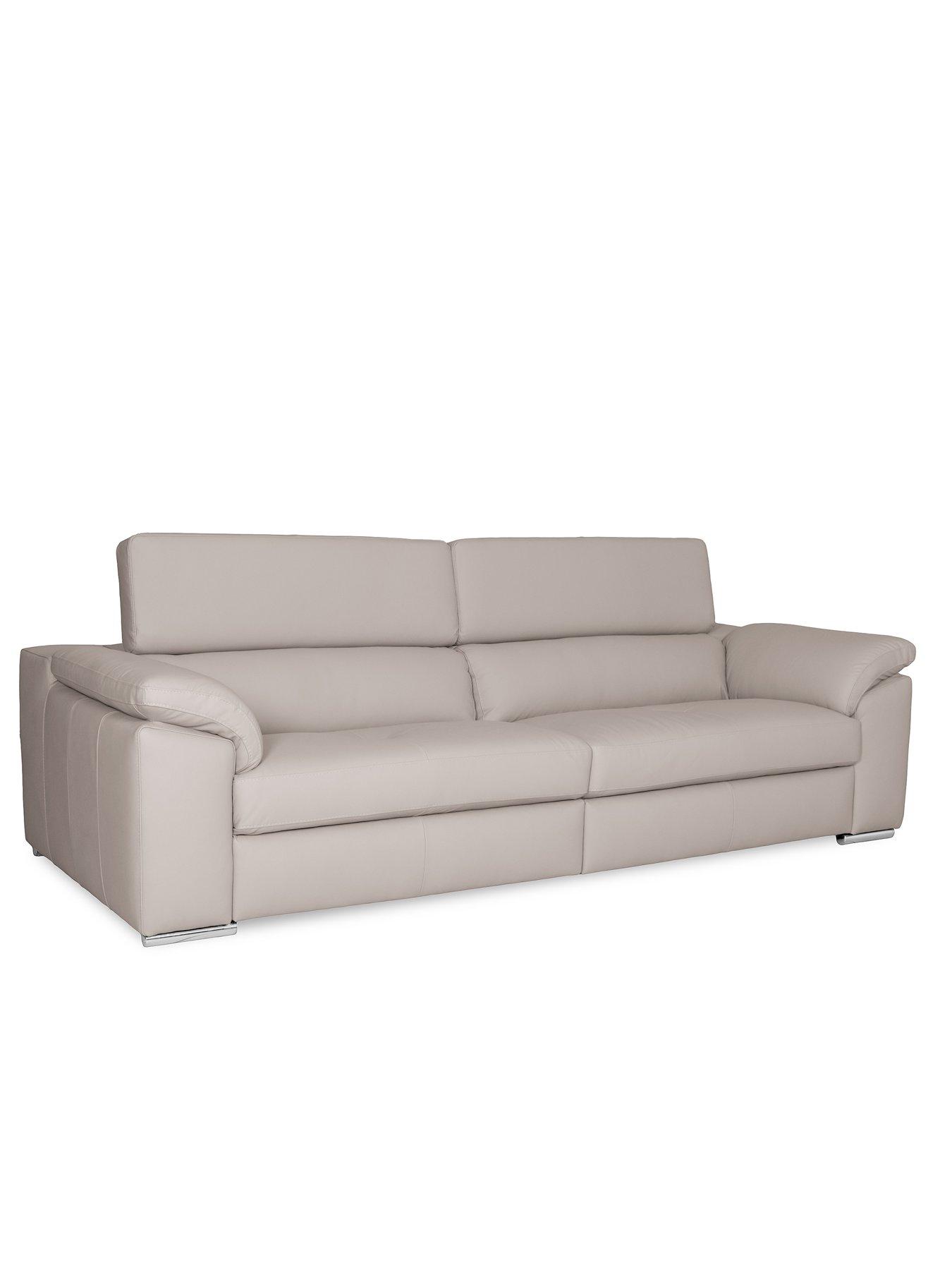 Image 3 of 6 of The Very Collection Brady Premium Leather&nbsp;4 Seater Sofa&nbsp;- FSC&reg; Certified