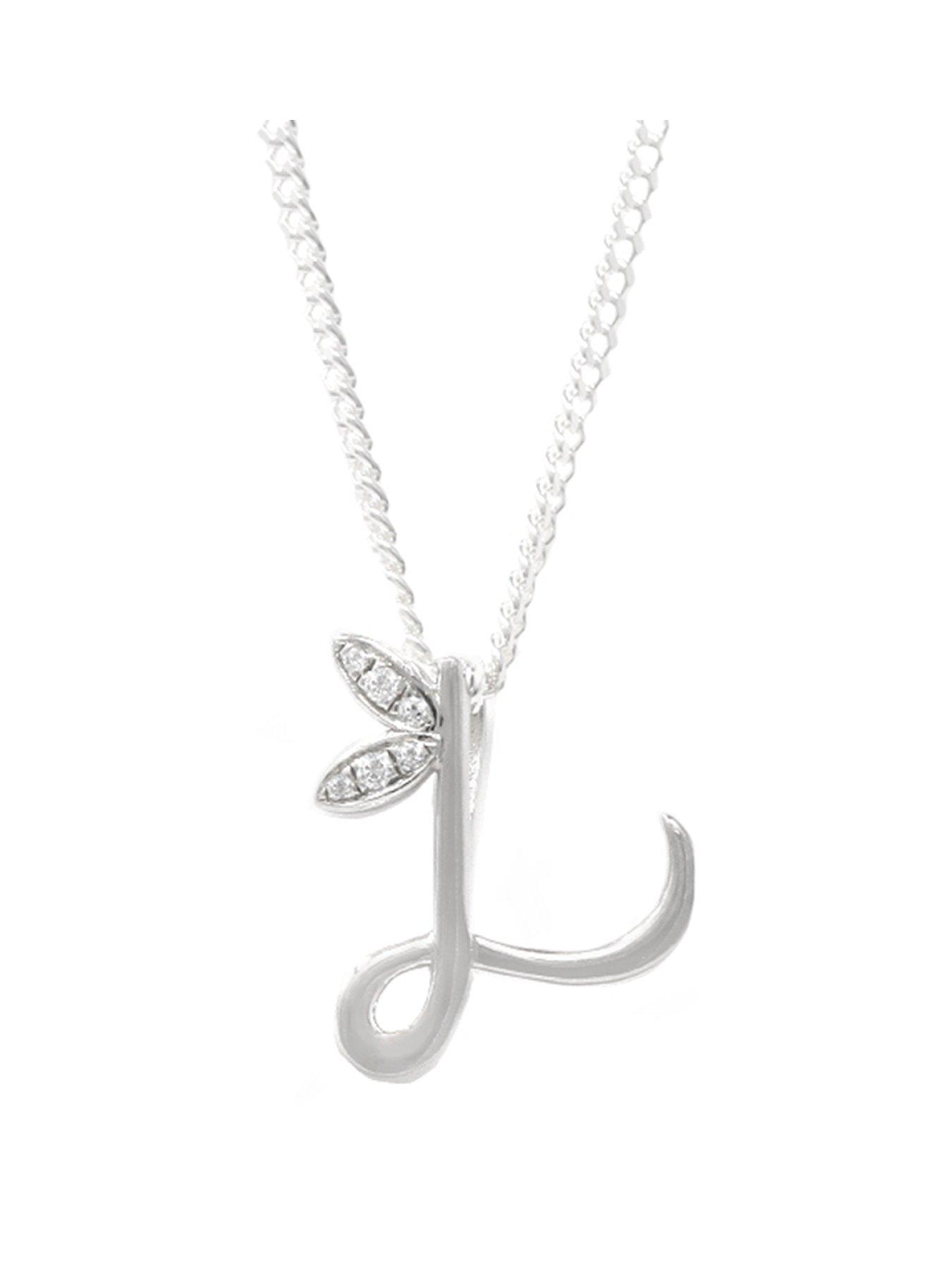 Say It With Winged Initial Necklace