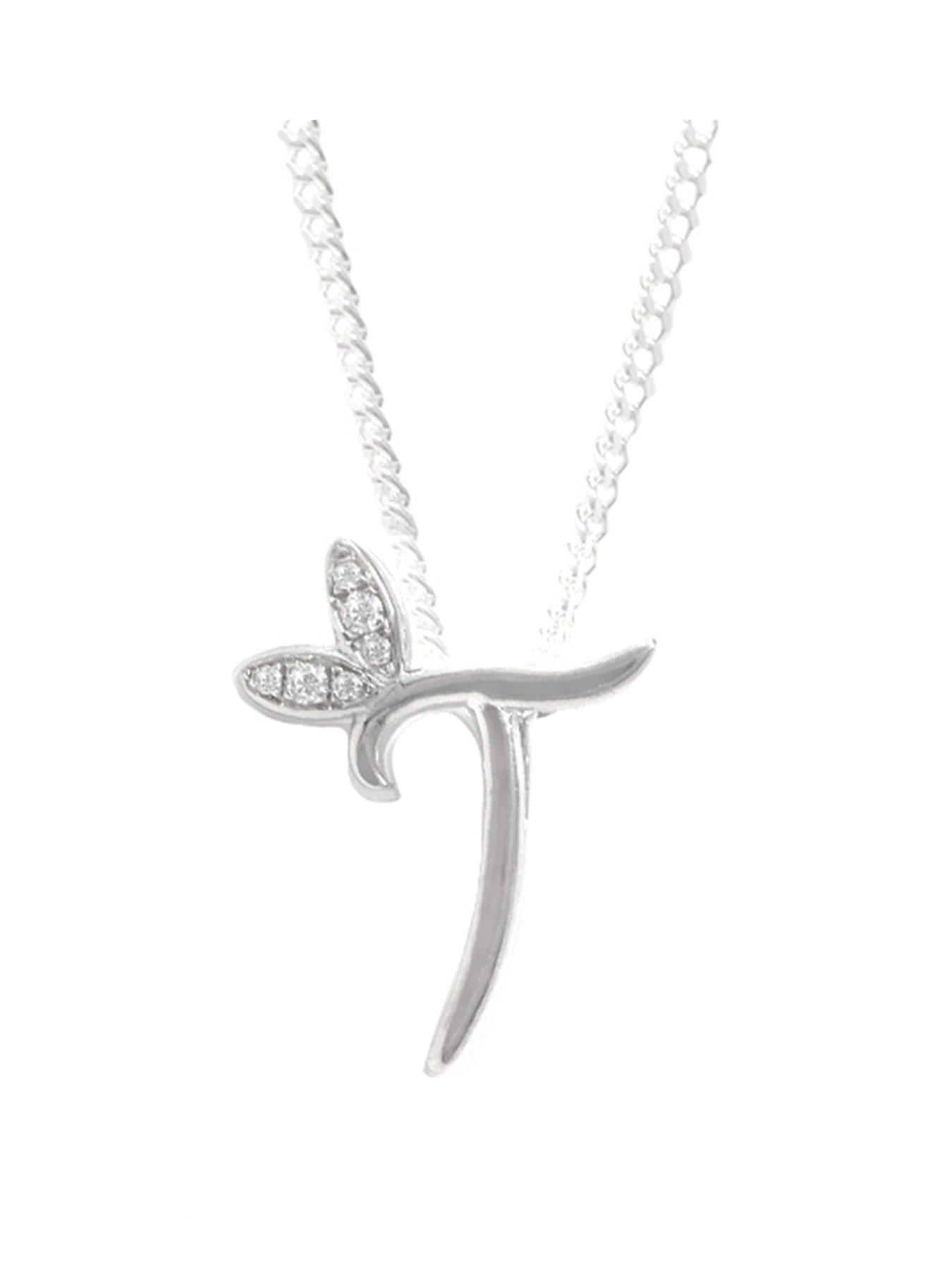 Say It With Winged Initial Necklace