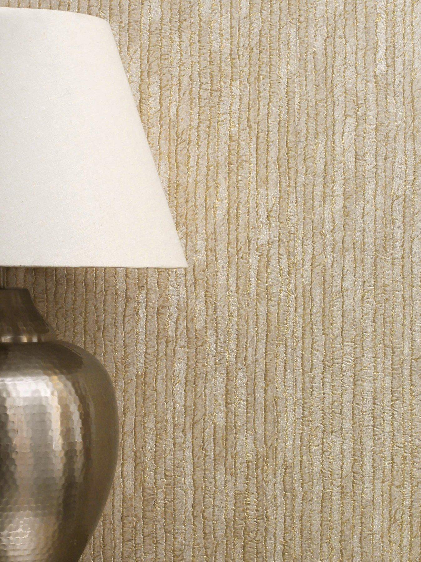 Fine Decor Bergamo Leather Texture Light Gold/beige