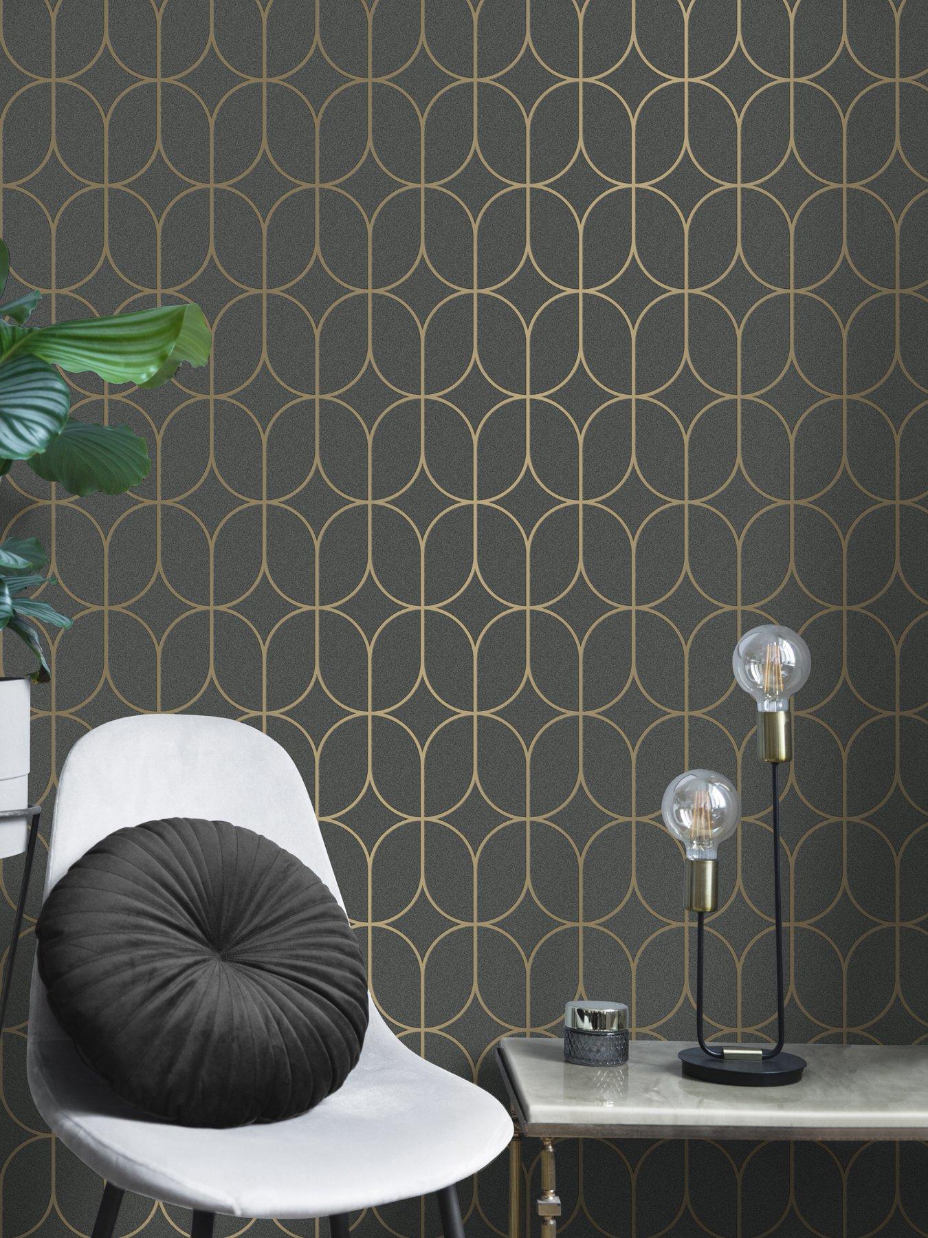 undefined Platinum Rosco Trellis Charcoal