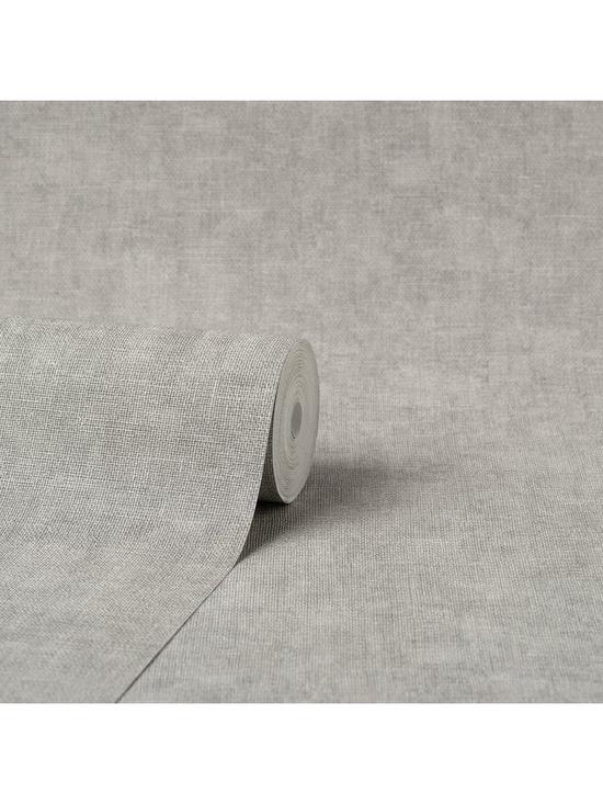 stillFront image of fine-dcor-milano-hessian-wallpaper-grey