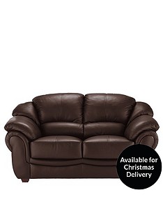 Brown Leather Sofas Two Seater Home Garden Www Napoli 2 Seater Leather Sofa