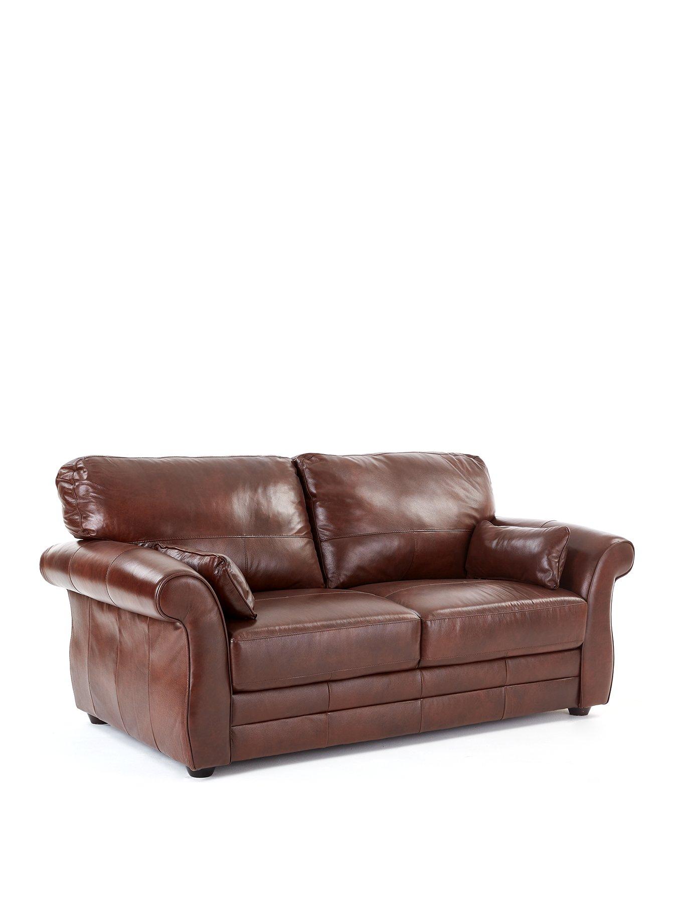 Image 3 of 7 of Very Home Vantage Italian Leather 3&nbsp;Seater&nbsp;+ 2 Seater&nbsp;Sofa Set (Buy and SAVE!)&nbsp;- FSC&reg; Certified