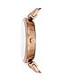  image of armani-exchange-three-hand-rose-gold-tone-stainless-steel-watch