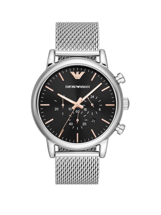 front image of emporio-armani-chronograph-stainless-steel-watch