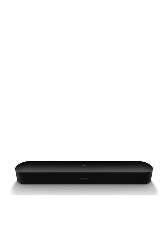 front image of sonos-beam-gen-2-compact-smart-soundbar-with-dolby-atmos-and-voice-control