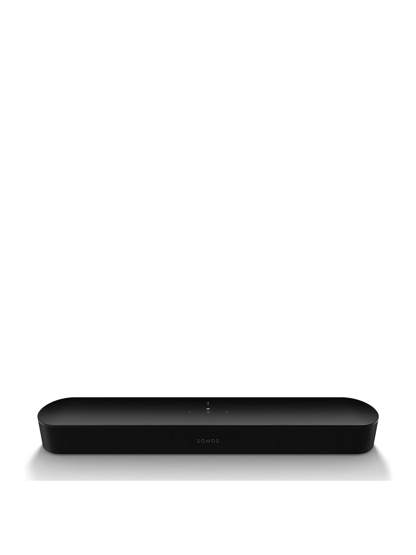 Sonos beam compact smart soundbar with best sale amazon alexa voice control in black