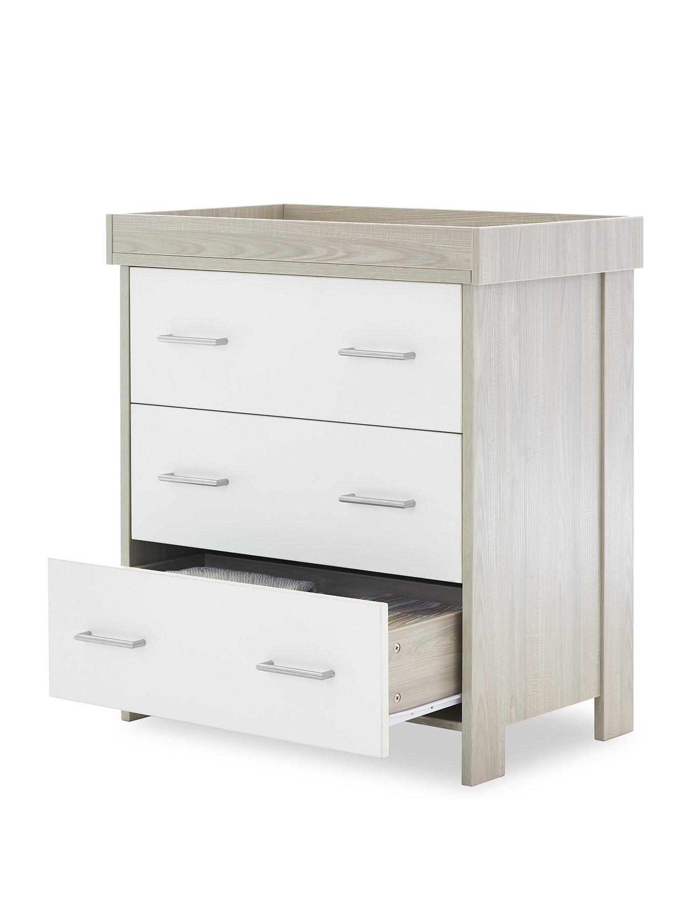 Image 2 of 4 of Obaby Nika Changing Unit - Grey Wash/White