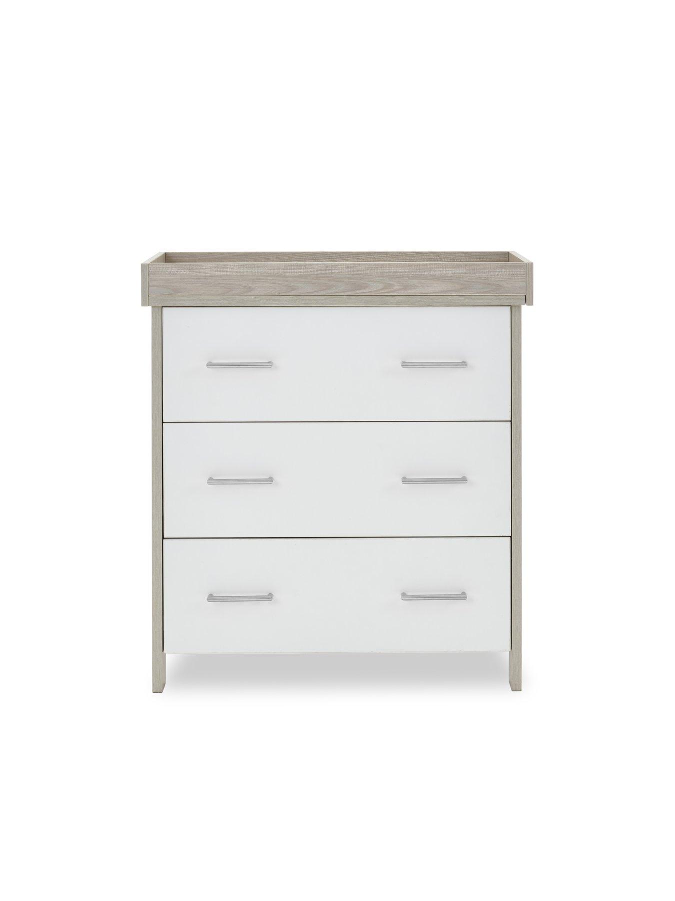 Image 3 of 4 of Obaby Nika Changing Unit - Grey Wash/White
