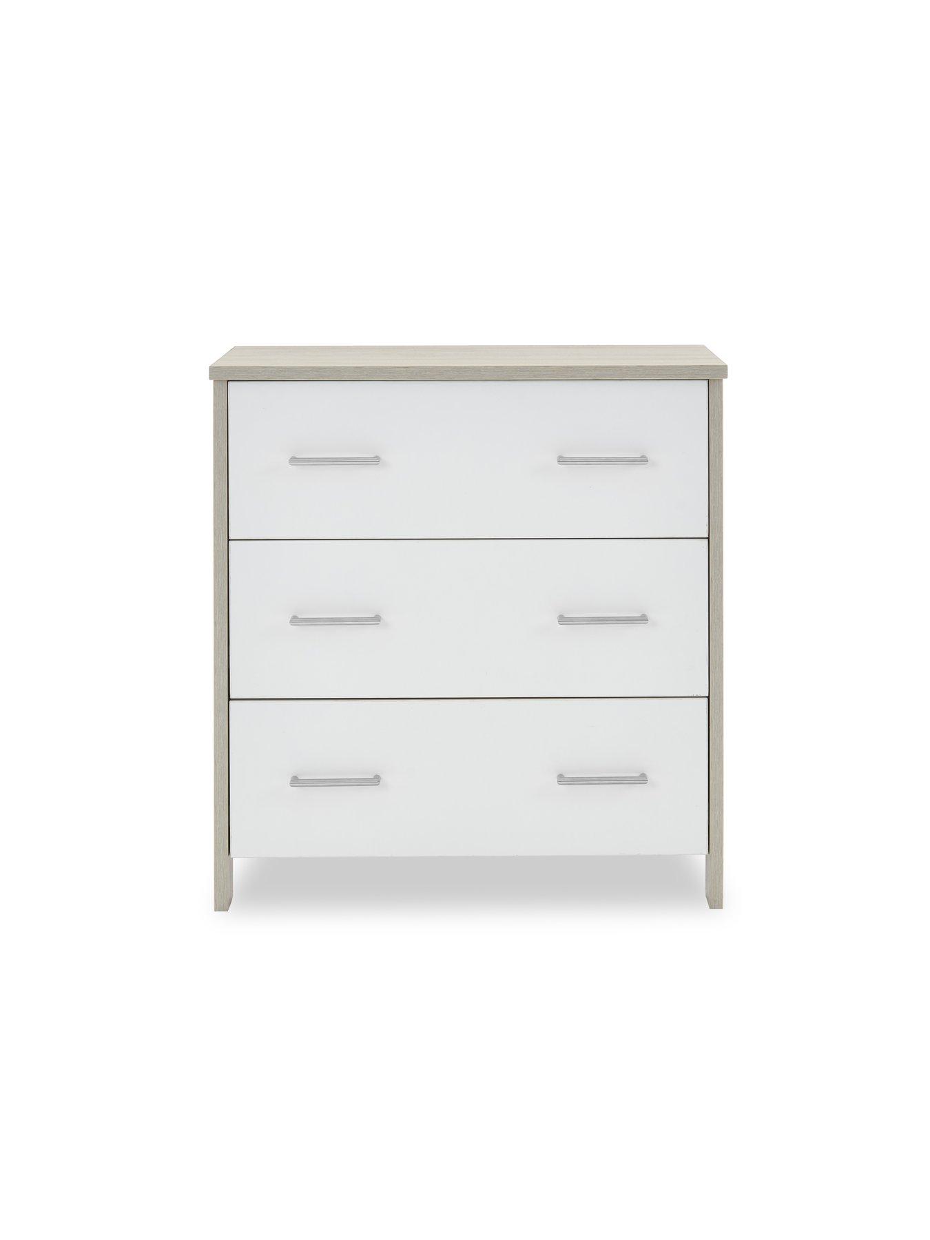 Image 4 of 4 of Obaby Nika Changing Unit - Grey Wash/White