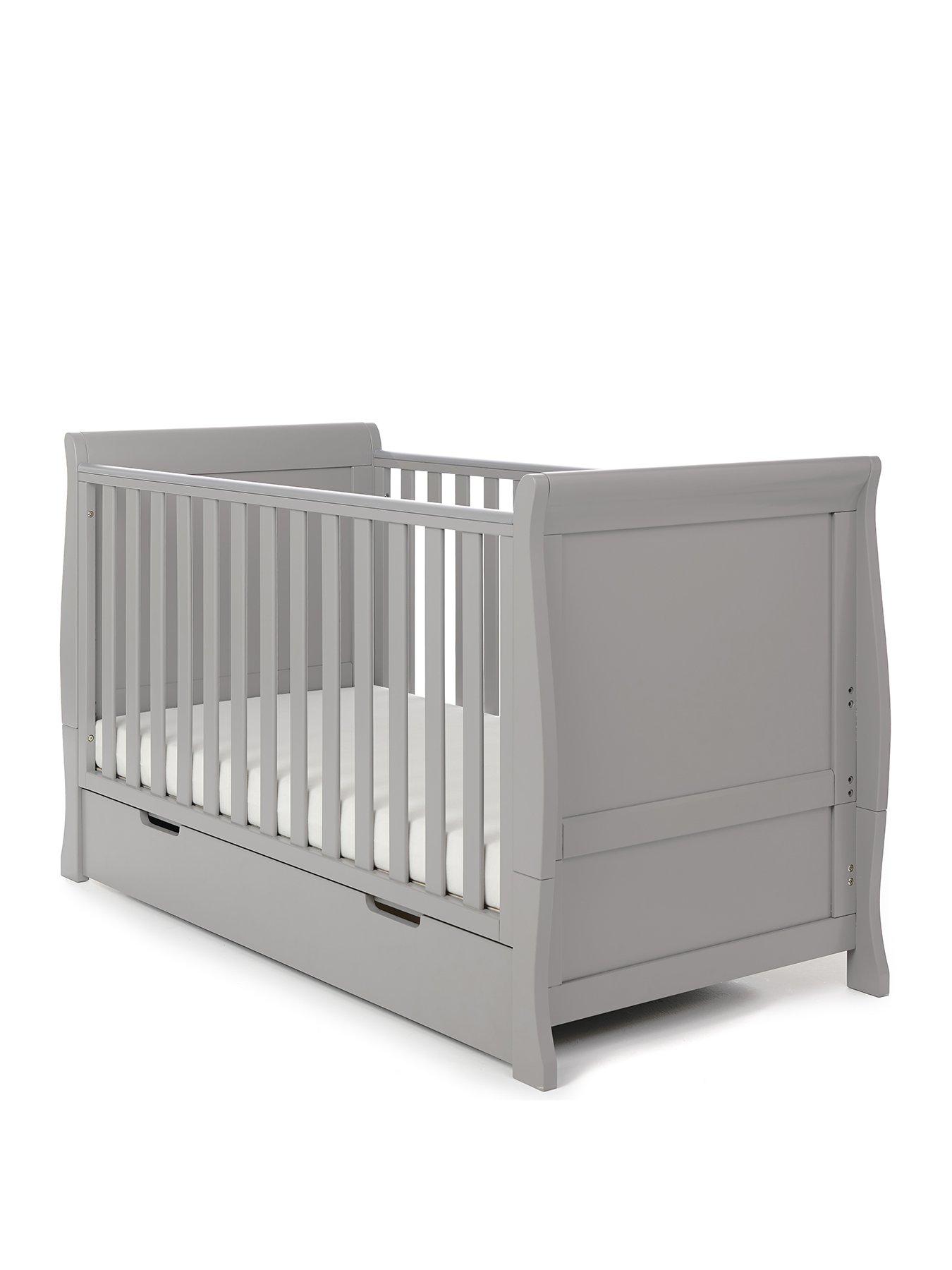  image of obaby-stamford-classic-sleigh-3-piece-room-set-warm-grey