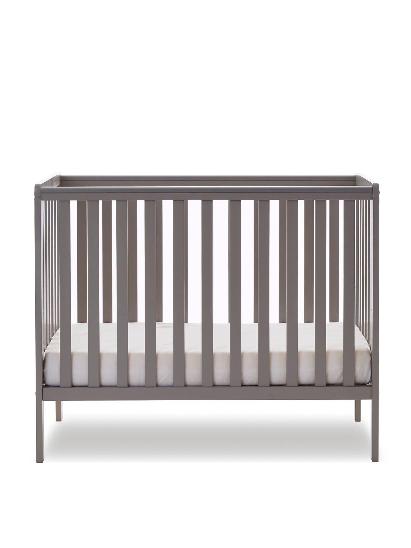 Image 3 of 6 of Obaby Bantam Space Saver Cot &amp; Fibre Mattress