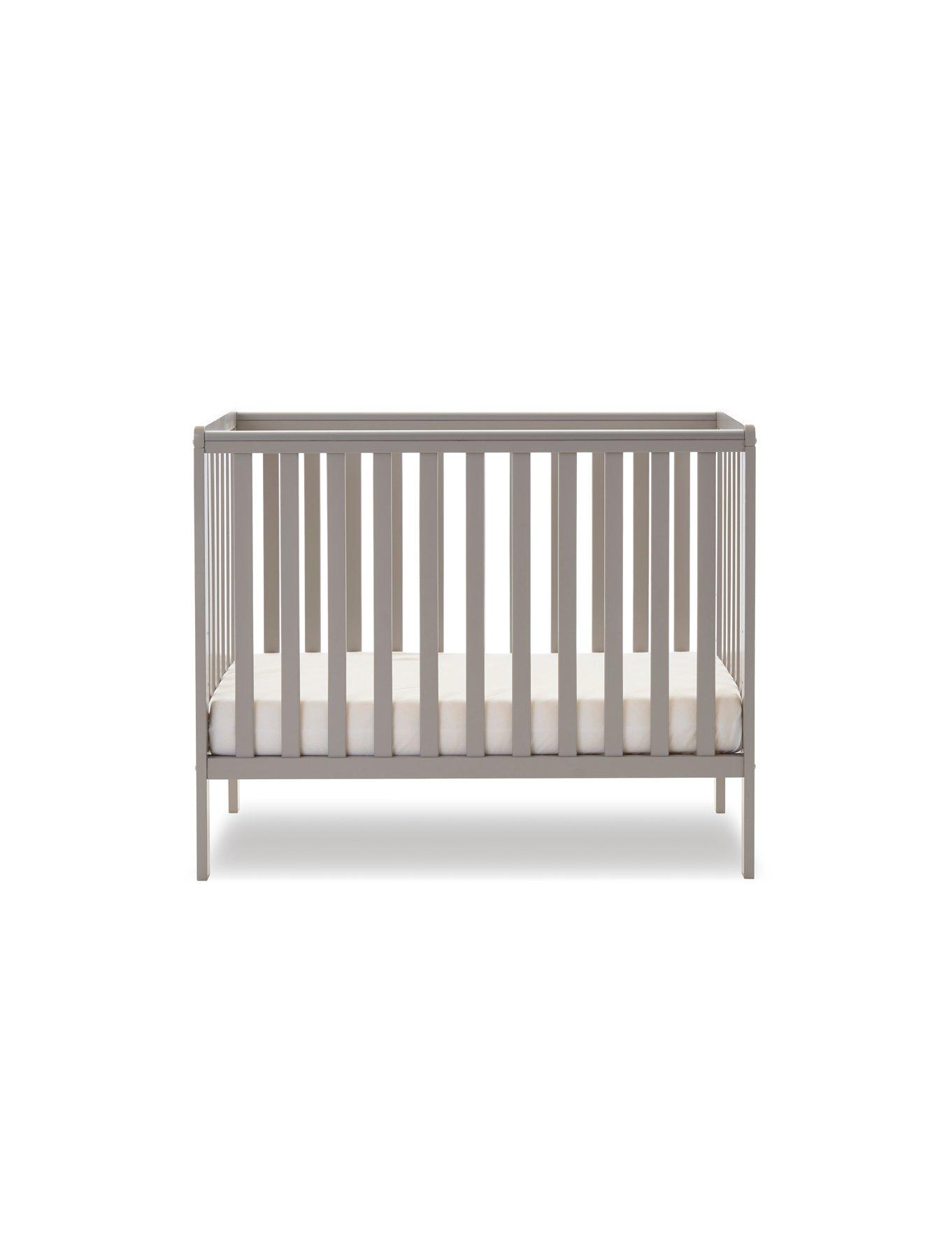  image of obaby-bantam-space-saver-cot-amp-fibre-mattress