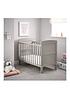  image of obaby-grace-mini-cot-bed-warm-grey