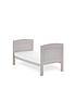  image of obaby-grace-mini-cot-bed-warm-grey