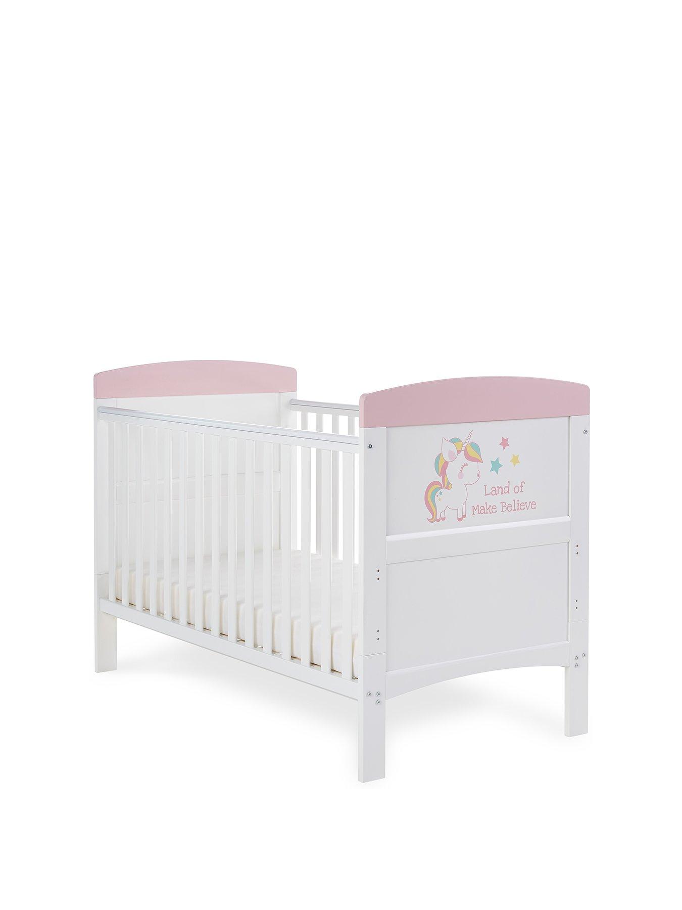 Obaby Grace Inspire Mini Cot Bed Unicorn