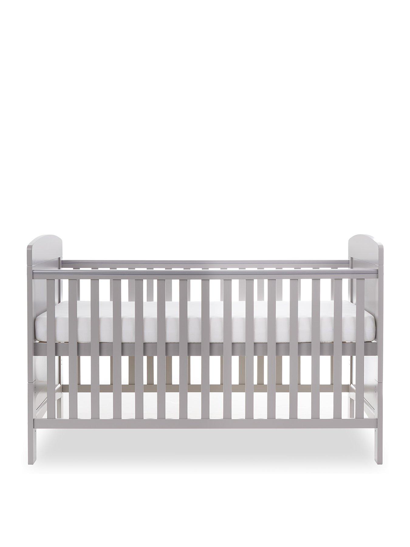 Image 2 of 6 of Obaby Grace Cot Bed - Warm Grey