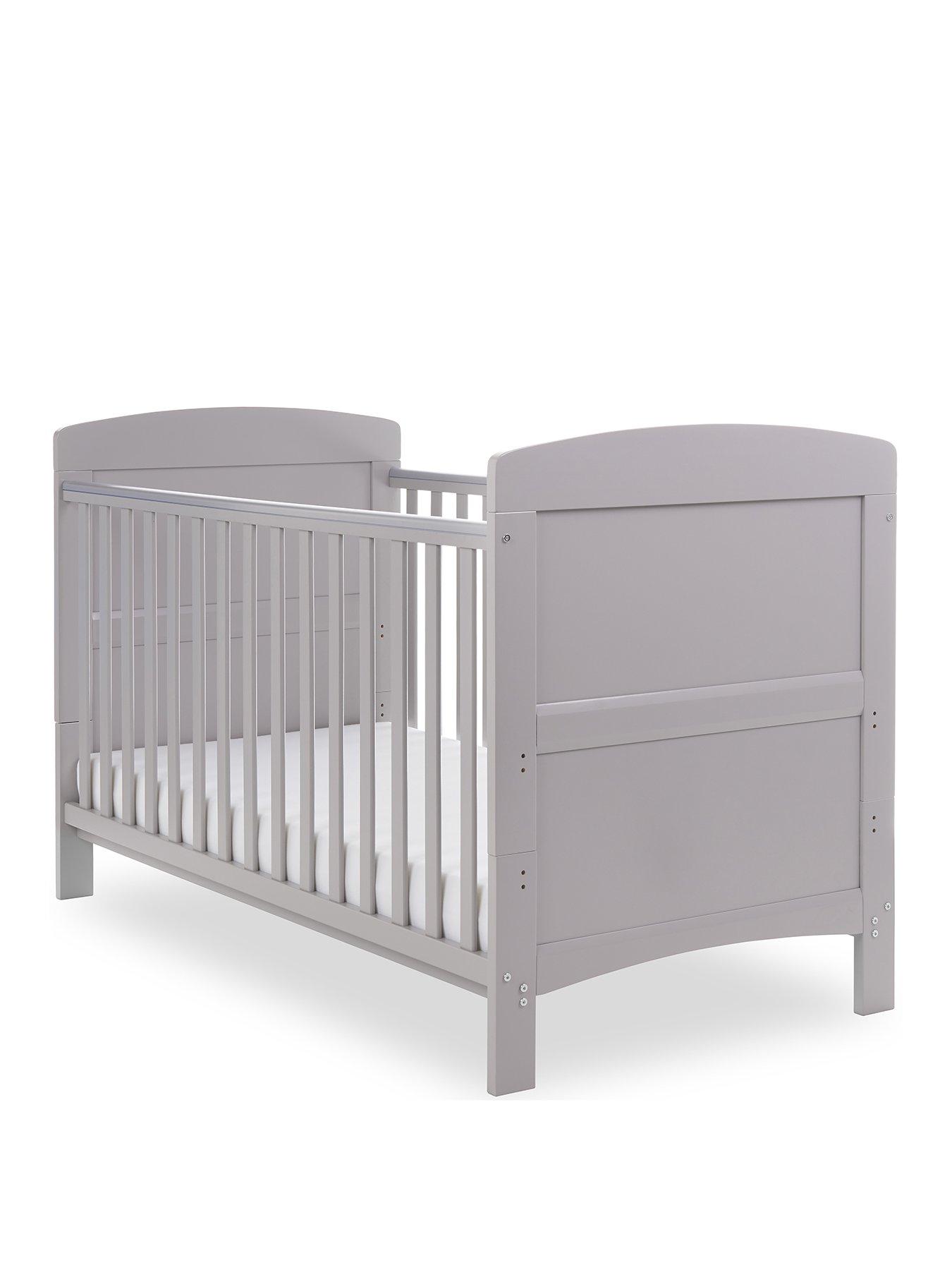 Obaby Grace Cot Bed Warm Grey