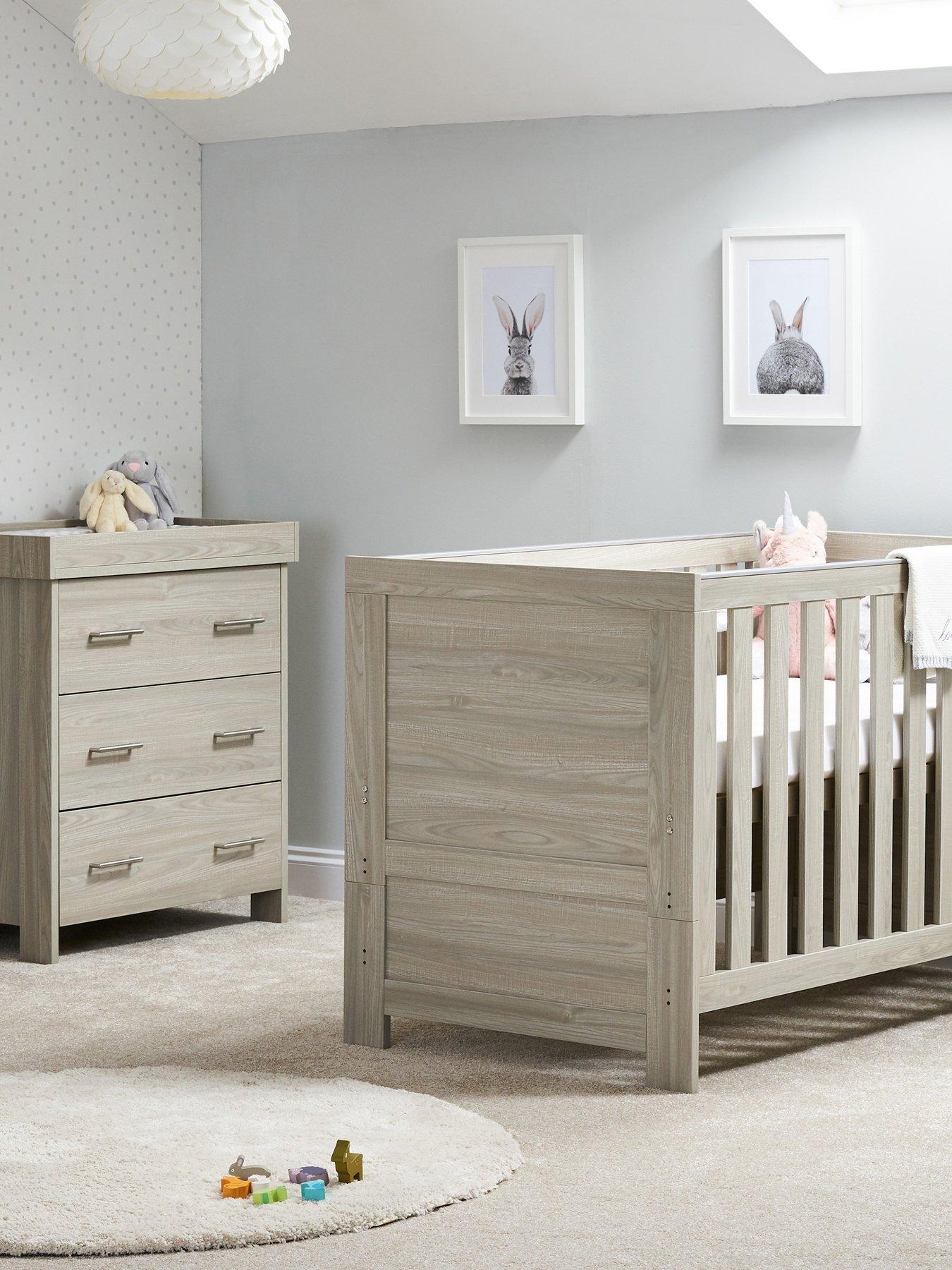 Obaby Nika 2 Piece Room Set - Grey Wash