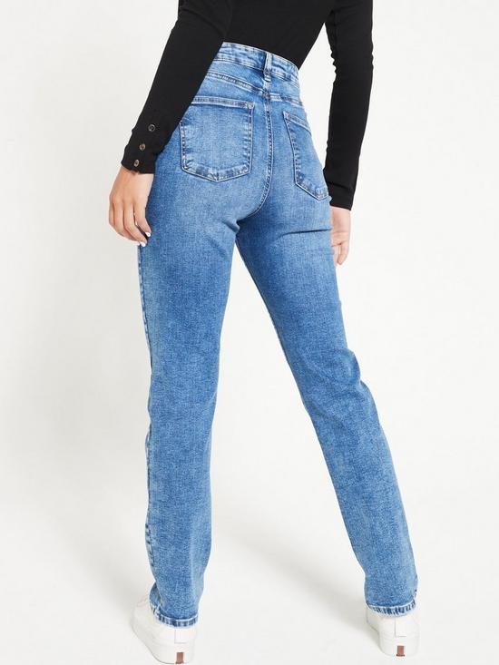 stillFront image of everyday-authentic-wash-straight-leg-jean-with-stretch-mid-wash