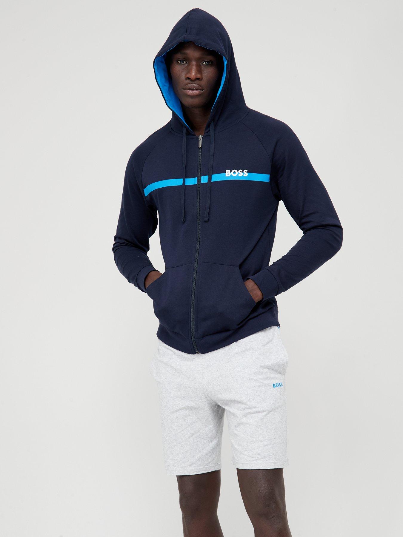 boss bodywear authentic zip hoodie