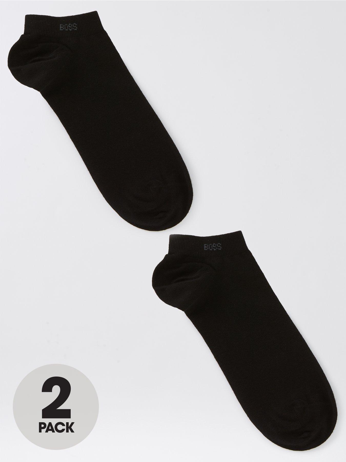 undefined 2 Pack Trainer Liner Socks - Black